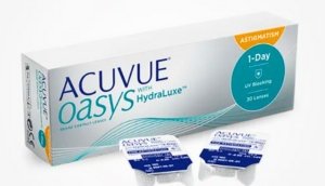 acuvue oasys 1 day hydraluxe astigmatismo